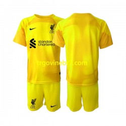 Golmanski Dres - Dres Liverpool Četvrti 2022-2023 Kratkih Rukava - Dječji
