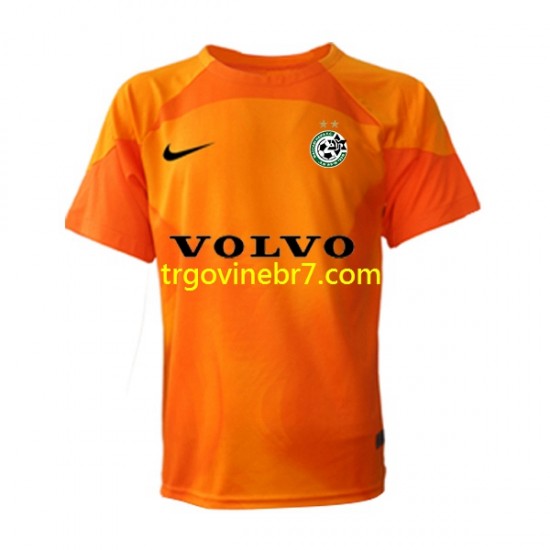 Golmanski Dres - Dres Maccabi Haifa Gostujući 2022-2023 Kratkih Rukava - Muški