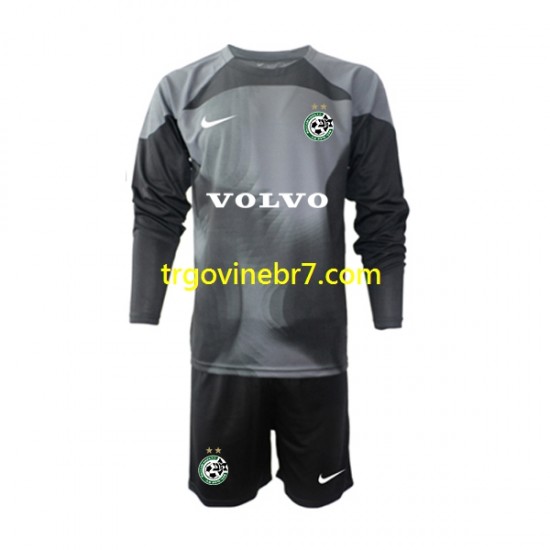 Golmanski Dres - Dres Maccabi Haifa Domaći 2022-2023 Dugim Rukavima - Dječji