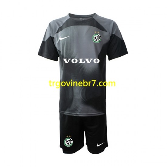 Golmanski Dres - Dres Maccabi Haifa Domaći 2022-2023 Kratkih Rukava - Dječji