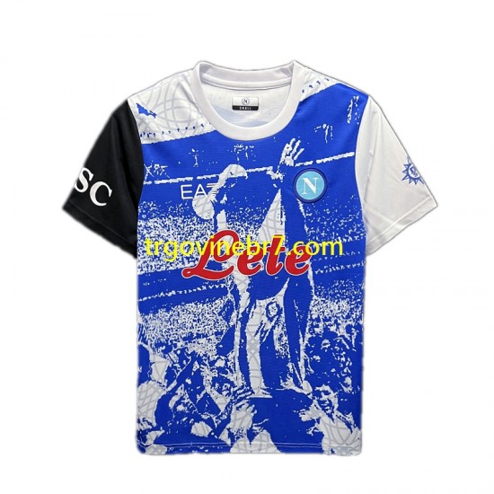 Dres Napoli Maradona Champions Special Edition Domaći 2023 Kratkih Rukava - Muški