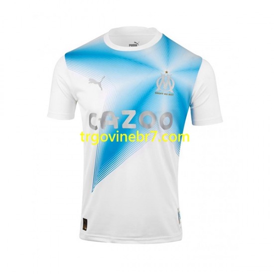 Dres Olympique de Marseille Anniversary Domaći 2023 2022 Kratkih Rukava - Muški