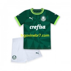 Dres Palmeiras Domaći 2023-2024 Kratkih Rukava - Dječji