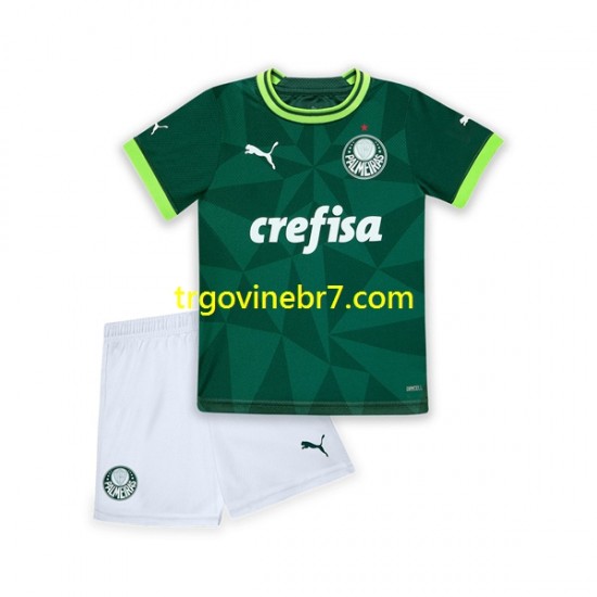 Dres Palmeiras Domaći 2023-2024 Kratkih Rukava - Dječji