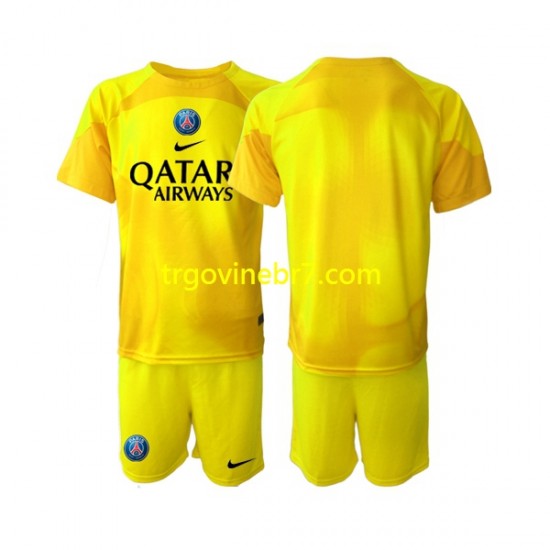 Golmanski Dres - Dres Paris Saint-Germain Treći 2022-2023 Kratkih Rukava - Dječji