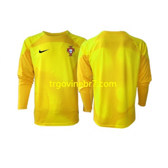 Golmanski Dres - Dres Portugal Domaći World Cup 2022 Dugim Rukavima - Muški