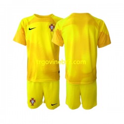 Golmanski Dres - Dres Portugal Domaći World Cup 2022 Kratkih Rukava - Dječji Golmanski Dres - Dres Portugal Domaći World Cup 2022 Kratkih Rukava - Dječji