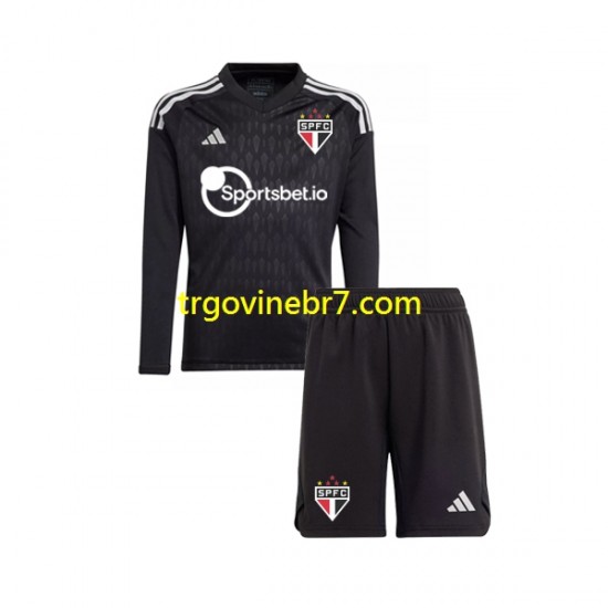 Golmanski Dres - Dres Sao Paulo Domaći 2023-2024 Dugim Rukavima - Dječji