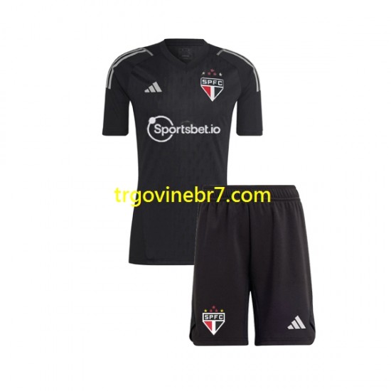 Golmanski Dres - Dres Sao Paulo Domaći 2023-2024 Kratkih Rukava - Dječji