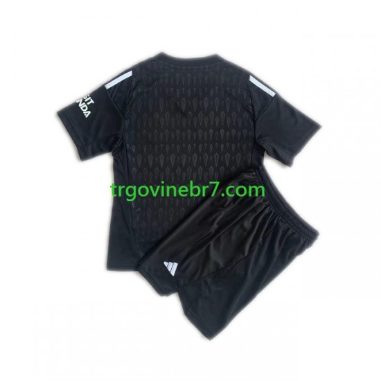 Golmanski Dres - Dres Arsenal Domaći 2023-2024 Kratkih Rukava - Dječji