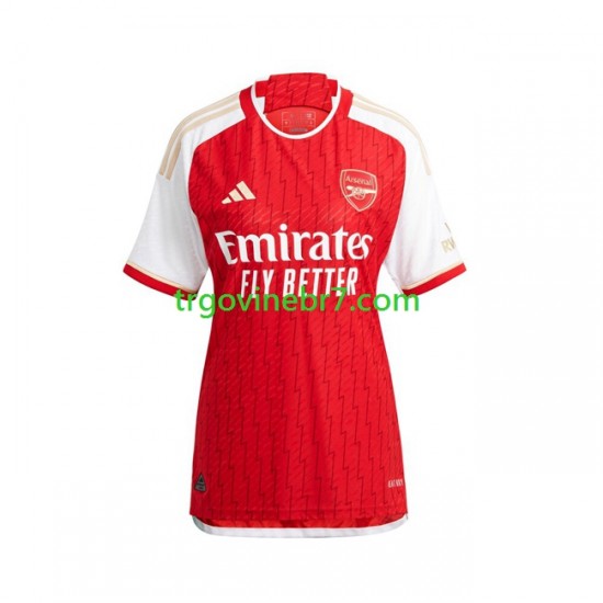 Dres Arsenal Domaći 2023-2024 Kratkih Rukava - Ženska