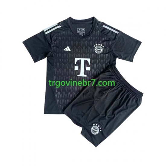 Golmanski Dres - Dres FC Bayern München Domaći 2023-2024 Kratkih Rukava - Dječji