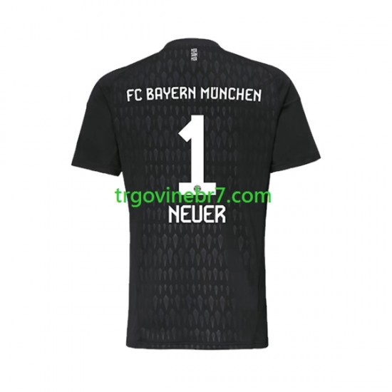 Golmanski Dres - Dres FC Bayern München Manuel Neuer 1 Domaći 2023-2024 Kratkih Rukava - Muški
