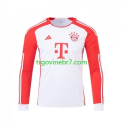 Dres FC Bayern München Domaći 2023-2024 Dugim Rukavima - Muški Dres FC Bayern München Domaći 2023-2024 Dugim Rukavima - Muški