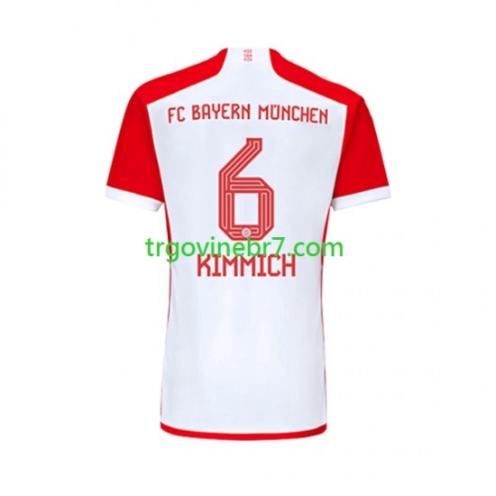 Dres FC Bayern München Joshua Kimmich 6 Domaći 2023-2024 Kratkih Rukava - Muški