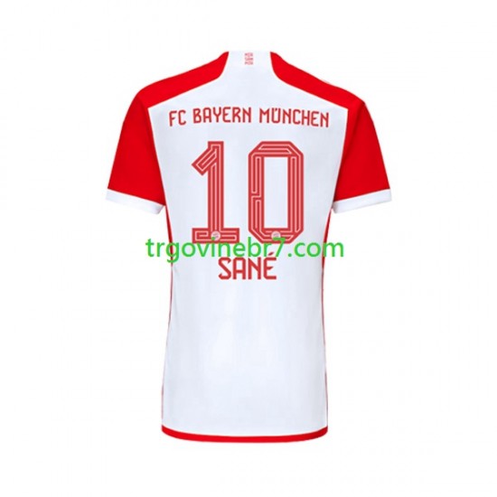 Dres FC Bayern München Leroy Sane 10 Domaći 2023-2024 Kratkih Rukava - Muški