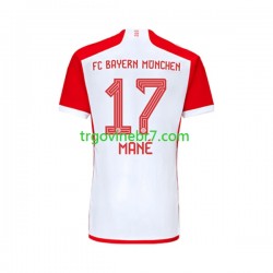 Dres FC Bayern München Sadio Mane 17 Domaći 2023-2024 Kratkih Rukava - Muški Dres FC Bayern München Sadio Mane 17 Domaći 2023-2024 Kratkih Rukava - Muški