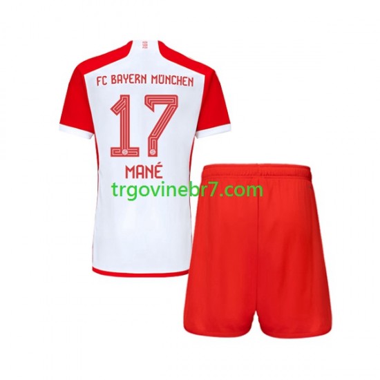 Dres FC Bayern München Sadio Mane 17 Domaći 2023-2024 Kratkih Rukava - Dječji
