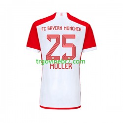 Dres FC Bayern München Thomas Muller 25 Domaći 2023-2024 Kratkih Rukava - Muški Dres FC Bayern München Thomas Muller 25 Domaći 2023-2024 Kratkih Rukava - Muški