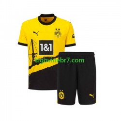 Dres Borussia Dortmund Domaći 2023-2024 Kratkih Rukava - Dječji