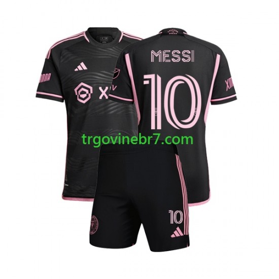 Dres Inter Miami Lionel Messi 10 Gostujući 2023 Kratkih Rukava - Dječji