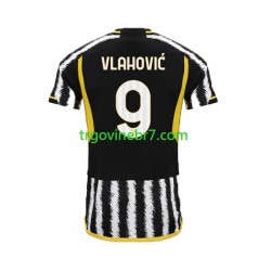 Dres SAD Juventus Dn Vlahovic 9 Domaći 2023-2024 Kratkih Rukava - Muški