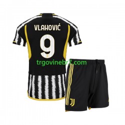 Dres SAD Juventus Dn Vlahovic 9 Domaći 2023-2024 Kratkih Rukava - Dječji