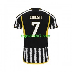 Dres Juventus Federico Chiesa 7 Domaći 2023-2024 Kratkih Rukava - Muški