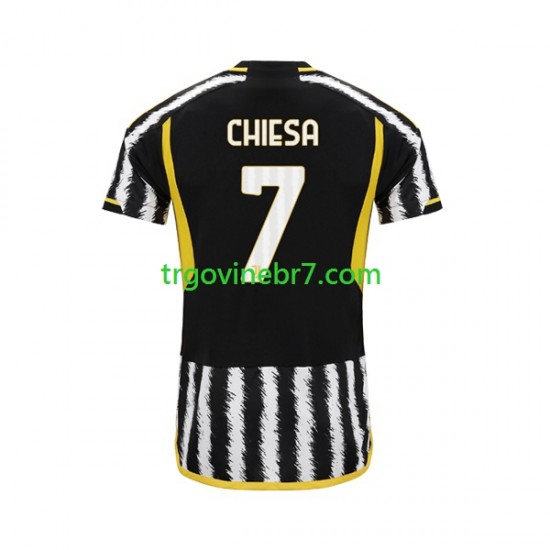 Dres Juventus Federico Chiesa 7 Domaći 2023-2024 Kratkih Rukava - Muški