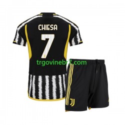 Dres Juventus Federico Chiesa 7 Domaći 2023-2024 Kratkih Rukava - Dječji