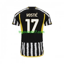 Dres Juventus Filip Kostic 17 Domaći 2023-2024 Kratkih Rukava - Muški