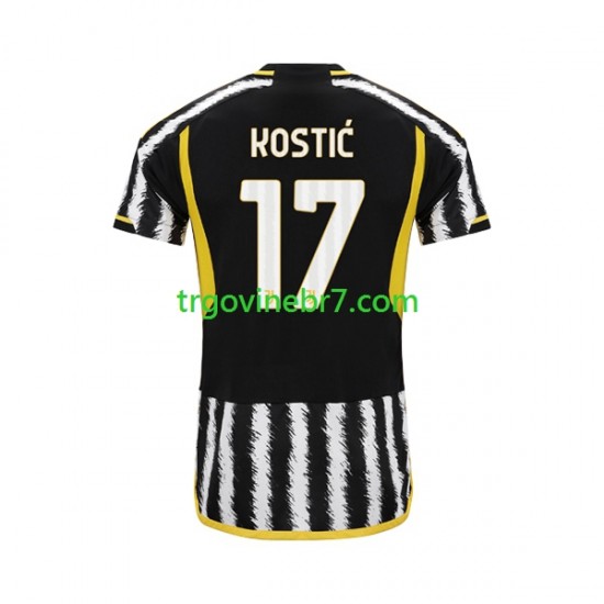 Dres Juventus Filip Kostic 17 Domaći 2023-2024 Kratkih Rukava - Muški