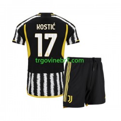 Dres Juventus Filip Kostic 17 Domaći 2023-2024 Kratkih Rukava - Dječji