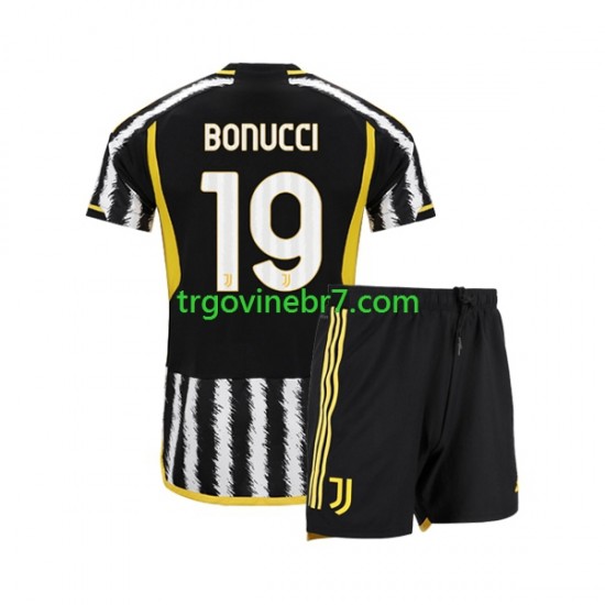 Dres Juventus Leonardo Bonucci 19 Domaći 2023-2024 Kratkih Rukava - Dječji