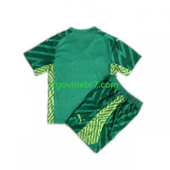Golmanski Dres - Dres Manchester City Domaći 2023-2024 Kratkih Rukava - Dječji