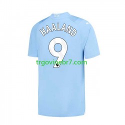 Dres Manchester City Haaland 9 Domaći 2023-2024 Kratkih Rukava - Muški Dres Manchester City Haaland 9 Domaći 2023-2024 Kratkih Rukava - Muški