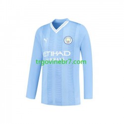 Dres Manchester City Domaći 2023-2024 Dugim Rukavima - Muški