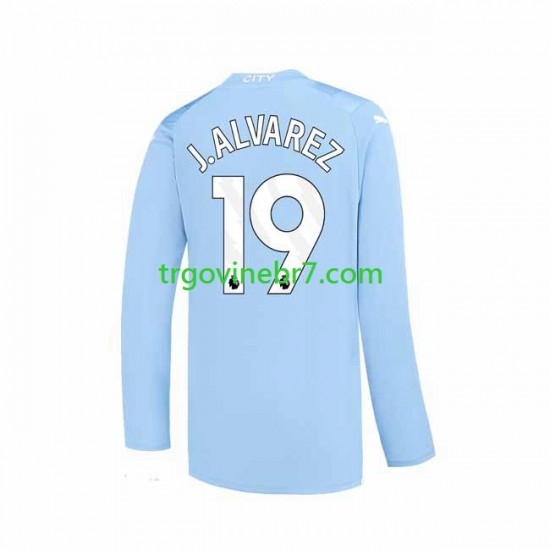 Dres Manchester City J. ALVAREZ 19 Domaći 2023-2024 Dugim Rukavima - Muški
