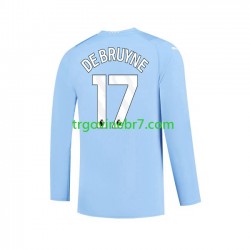 Dres Manchester City Kevin De Bruyne 17 Domaći 2023-2024 Dugim Rukavima - Muški Dres Manchester City Kevin De Bruyne 17 Domaći 2023-2024 Dugim Rukavima - Muški