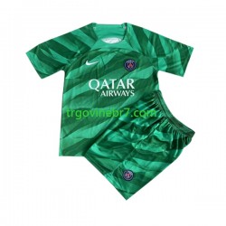 Golmanski Dres - Dres Paris Saint-Germain Domaći 2023-2024 Kratkih Rukava - Dječji