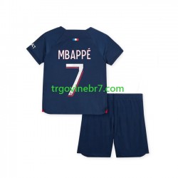 Dres Paris Saint-Germain Mbappé 7 Domaći 2023-2024 Kratkih Rukava - Dječji Dres Paris Saint-Germain Mbappé 7 Domaći 2023-2024 Kratkih Rukava - Dječji