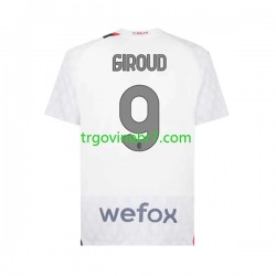 Dres AC Milan Olivier Giroud 9 Gostujući 2023-2024 Kratkih Rukava - Muški