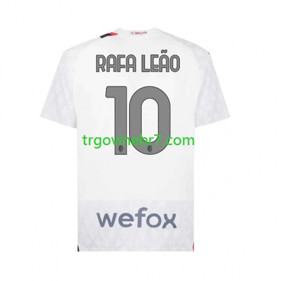 Dres AC Milan Rafael Leao 10 Gostujući 2023-2024 Kratkih Rukava - Muški