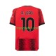 Dres AC Milan Rafael Leao 10 Domaći 2023-2024 Kratkih Rukava - Muški