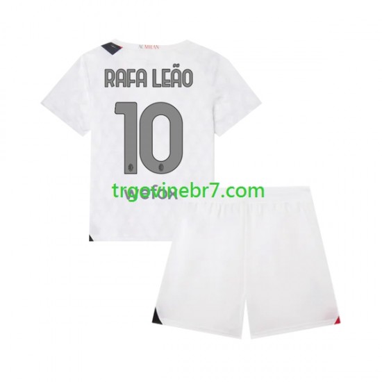 Dres AC Milan Rafael Leao 10 Gostujući 2023-2024 Kratkih Rukava - Dječji