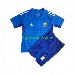 Golmanski Dres - Dres Argentina Treći 2023 Kratkih Rukava - Dječji
