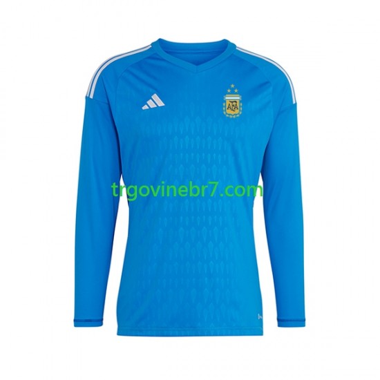 Golmanski Dres - Dres Argentina Treći 2023 Dugim Rukavima - Muški
