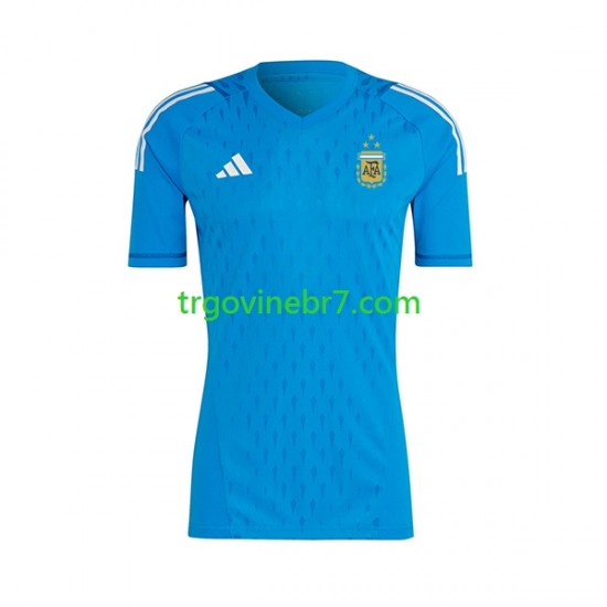 Golmanski Dres - Dres Argentina Treći 2023 Kratkih Rukava - Muški