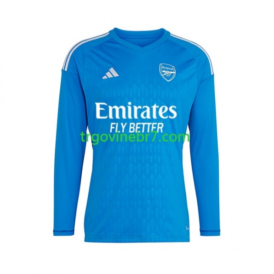 Golmanski Dres - Dres Arsenal Long Gostujući 2023-2024 Kratkih Rukava
