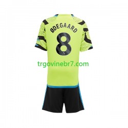 Dres Arsenal Odegaard 8 Gostujući 2023-2024 Kratkih Rukava - Dječji